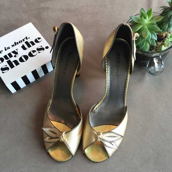 BCBGirls Shoes - BCBGirls Peep Toe Heels Shoes